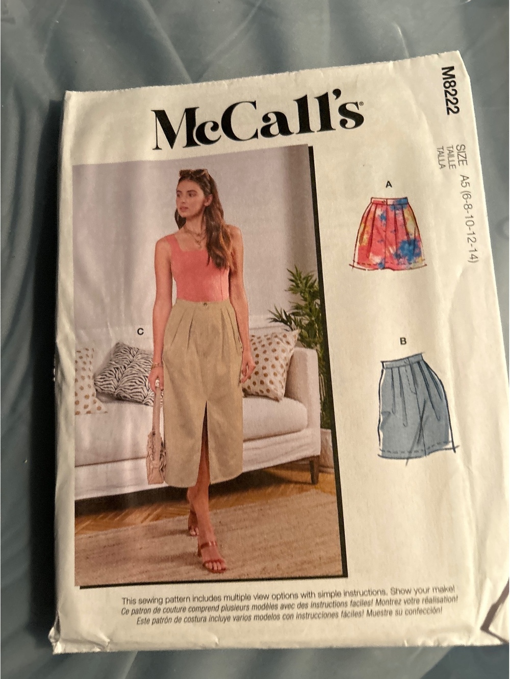 McCall's M8222 Sewing Pattern for Women's Skirts